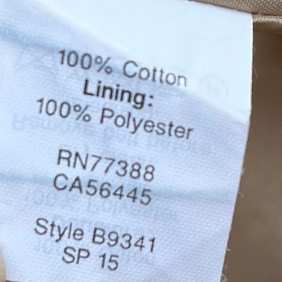 J‎ Crew Factory Women's Belted Double Breasted Tan Trench Coat - Picture 8 of 11